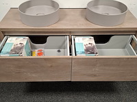 Badmeubel hr badmeubelen, bloxx, concrete oak - afbeelding 19 van  20