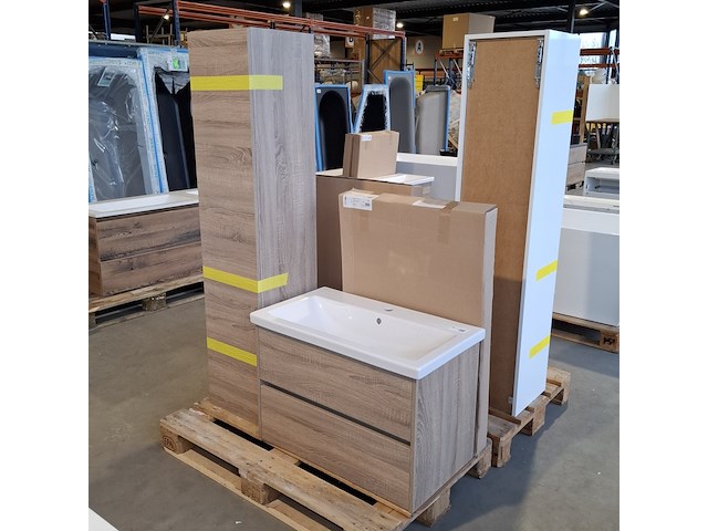 Badmeubel, hr badmeubelen, como, eiken - afbeelding 4 van  13