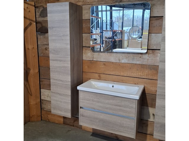 Badmeubel, hr badmeubelen, como, eiken - afbeelding 1 van  13