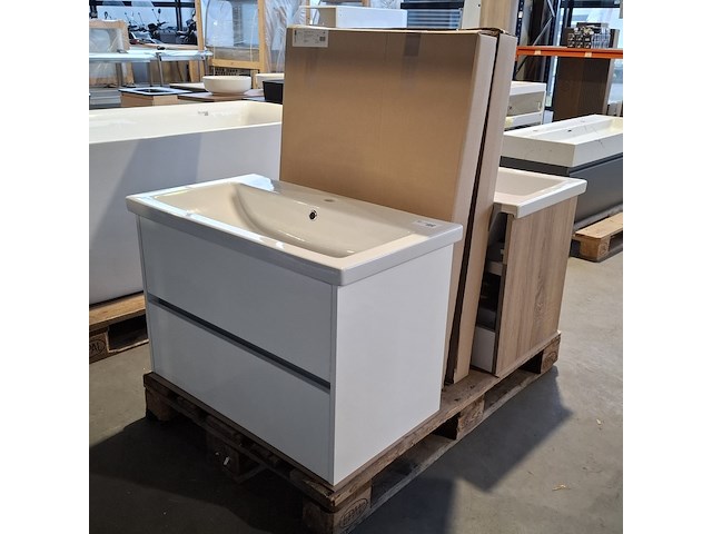 Badmeubel, hr badmeubelen, como, glans wit - afbeelding 10 van  10