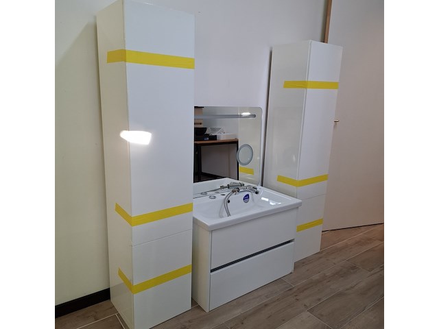 Badmeubel hr badmeubelen, como, glans wit - afbeelding 10 van  16