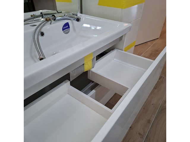 Badmeubel hr badmeubelen, como, glans wit - afbeelding 14 van  16