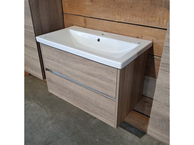 Badmeubel, hr badmeubelen, como, grijs eiken - afbeelding 2 van  7