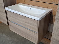 Badmeubel, hr badmeubelen, como, grijs eiken - afbeelding 2 van  7