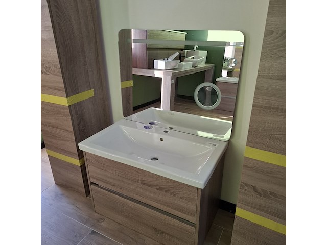 Badmeubel hr badmeubelen, como, grijs eiken - afbeelding 4 van  15