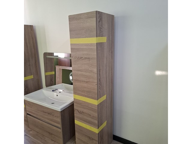 Badmeubel hr badmeubelen, como, grijs eiken - afbeelding 5 van  15