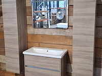 Badmeubel hr badmeubelen, como, grijs eiken