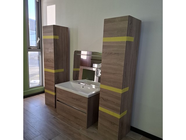 Badmeubel hr badmeubelen, como, grijs eiken - afbeelding 8 van  15