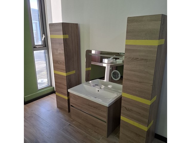 Badmeubel hr badmeubelen, como, grijs eiken - afbeelding 9 van  15