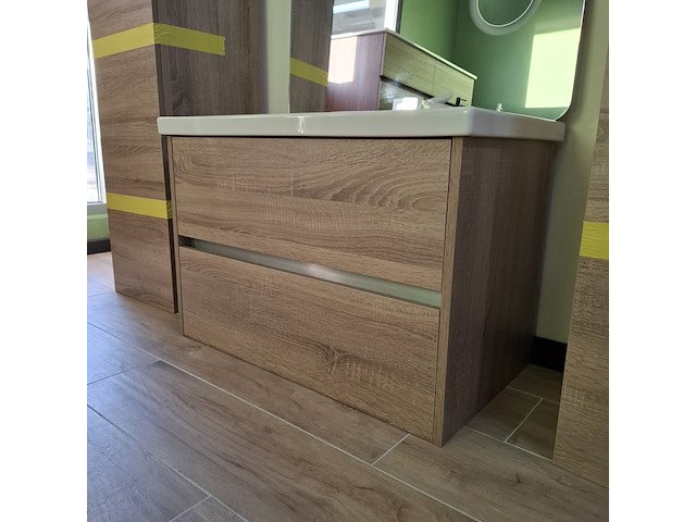 Badmeubel hr badmeubelen, como, grijs eiken - afbeelding 11 van  15