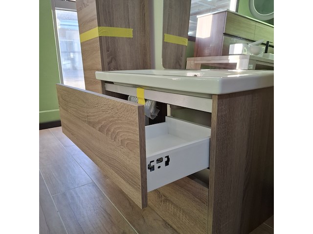 Badmeubel hr badmeubelen, como, grijs eiken - afbeelding 12 van  15