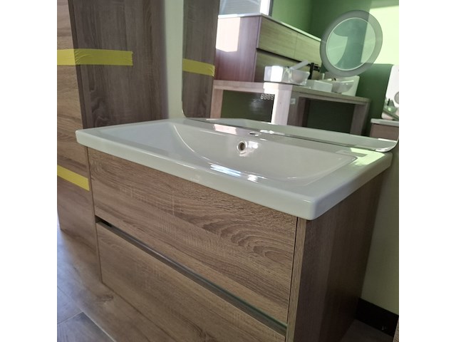 Badmeubel hr badmeubelen, como, grijs eiken - afbeelding 15 van  15