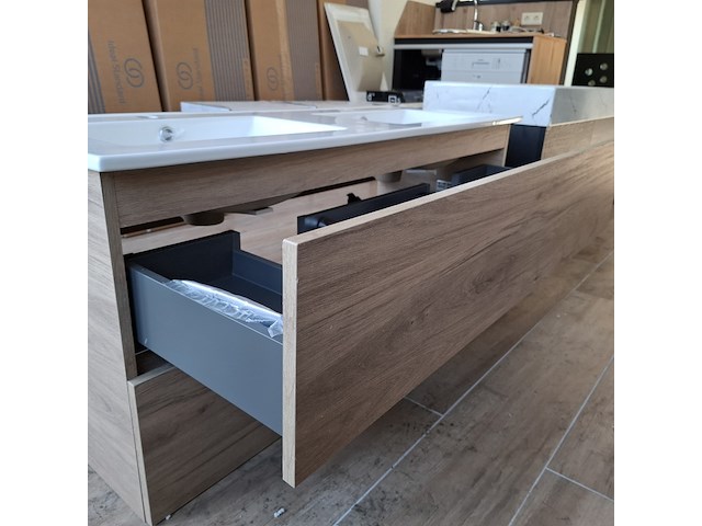 Badmeubel hr badmeubelen, eiken - afbeelding 4 van  9