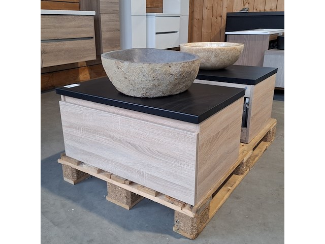 Badmeubel, hr badmeubelen, eiken - afbeelding 1 van  11