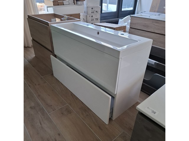 Badmeubel hr badmeubelen, glans wit - afbeelding 1 van  9