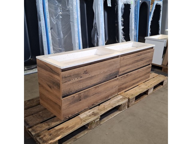 Badmeubel, hr badmeubelen, infinity, raw oak - afbeelding 1 van  12