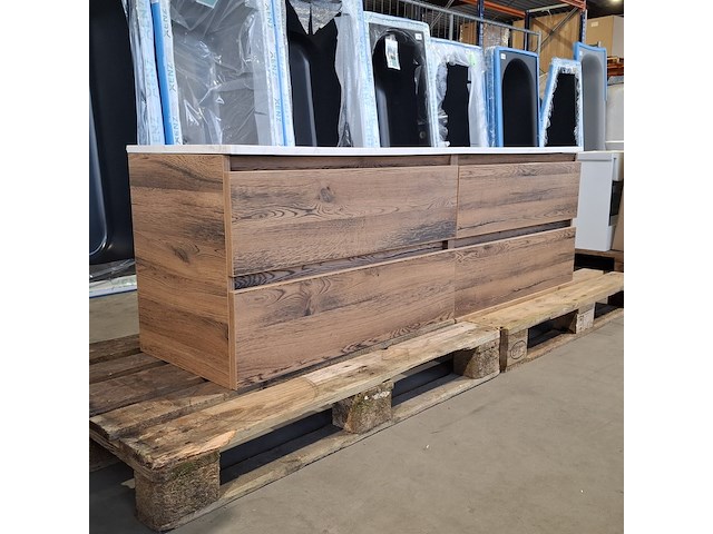 Badmeubel, hr badmeubelen, infinity, raw oak - afbeelding 5 van  12