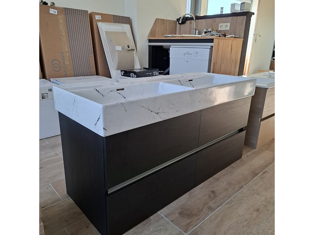 Badmeubel hr badmeubelen, lorencio, black oak - afbeelding 7 van  13