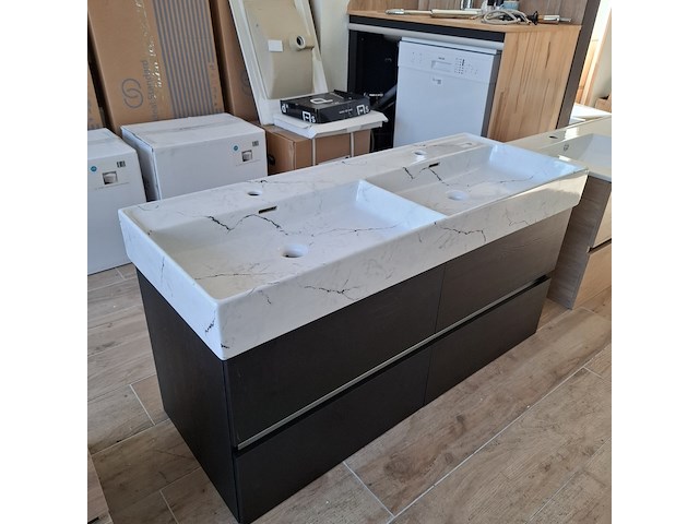 Badmeubel hr badmeubelen, lorencio, black oak - afbeelding 8 van  13