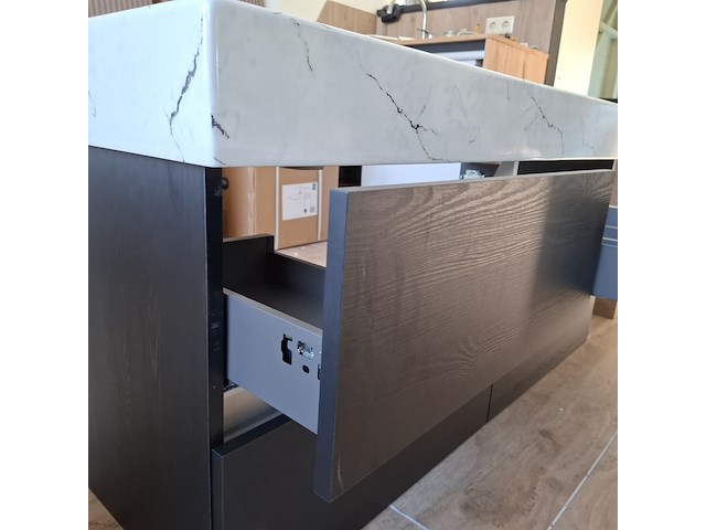 Badmeubel hr badmeubelen, lorencio, black oak - afbeelding 10 van  13