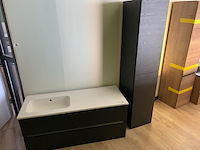 Badmeubel, hr badmeubelen, lorencio, black oak - afbeelding 1 van  10