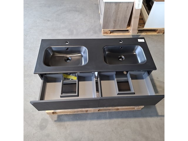 Badmeubel, hr badmeubelen, lorencio, black oak - afbeelding 2 van  12