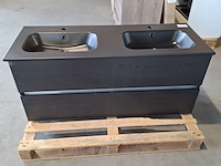 Badmeubel, hr badmeubelen, lorencio, black oak - afbeelding 5 van  12