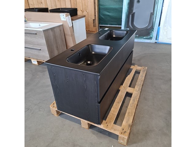 Badmeubel, hr badmeubelen, lorencio, black oak - afbeelding 6 van  12