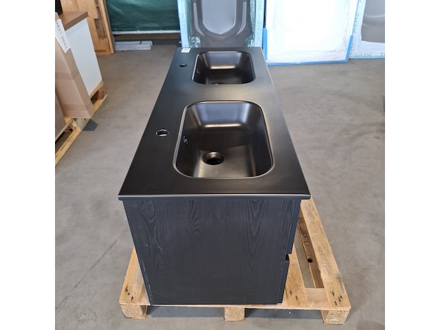 Badmeubel, hr badmeubelen, lorencio, black oak - afbeelding 7 van  12