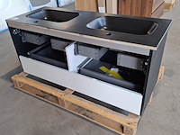 Badmeubel, hr badmeubelen, lorencio, black oak - afbeelding 8 van  12