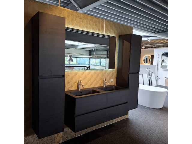 Badmeubel, hr badmeubelen, lorencio, black oak - afbeelding 3 van  6