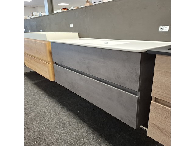 Badmeubel, hr badmeubelen, lorencio, cement - afbeelding 3 van  10