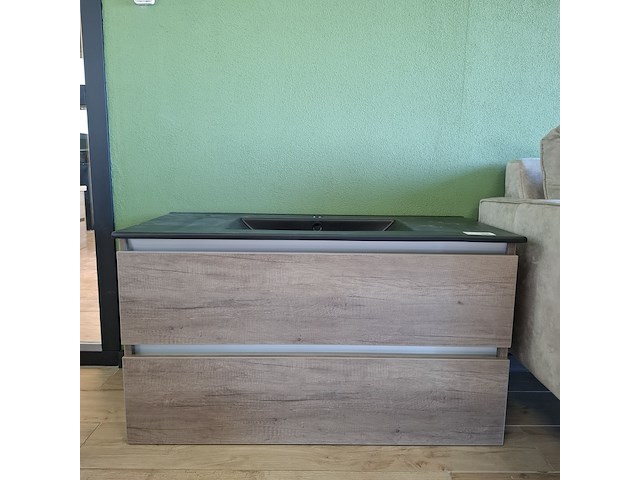 Badmeubel hr badmeubelen, lorencio, concrete oak - afbeelding 1 van  13