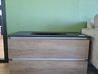 Badmeubel hr badmeubelen, lorencio, concrete oak - afbeelding 1 van  13