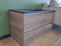 Badmeubel hr badmeubelen, lorencio, concrete oak - afbeelding 7 van  13