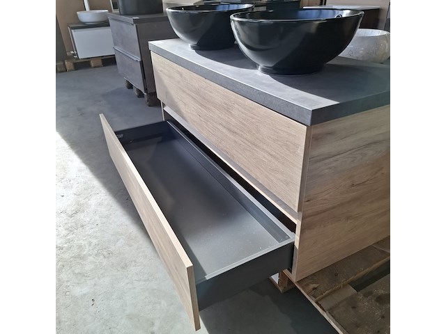 Badmeubel, hr badmeubelen, lorencio, eiken - afbeelding 2 van  10