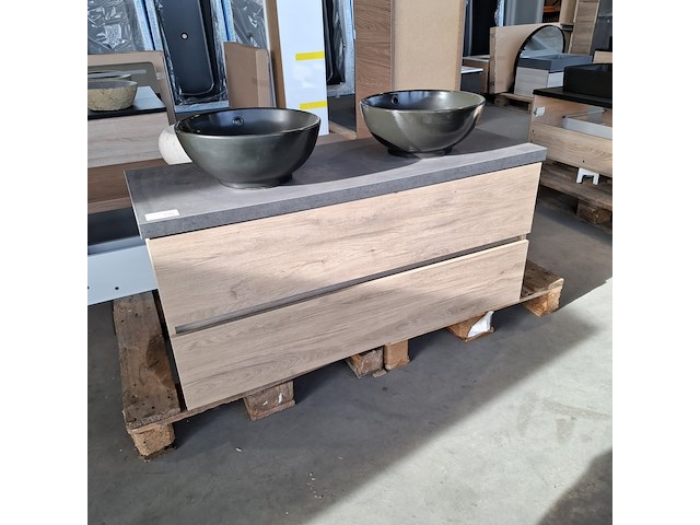 Badmeubel, hr badmeubelen, lorencio, eiken - afbeelding 1 van  10