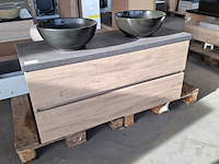 Badmeubel, hr badmeubelen, lorencio, eiken - afbeelding 1 van  10