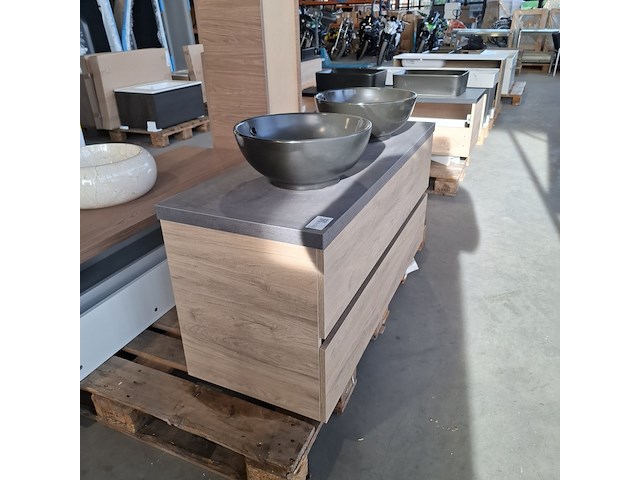 Badmeubel, hr badmeubelen, lorencio, eiken - afbeelding 5 van  10