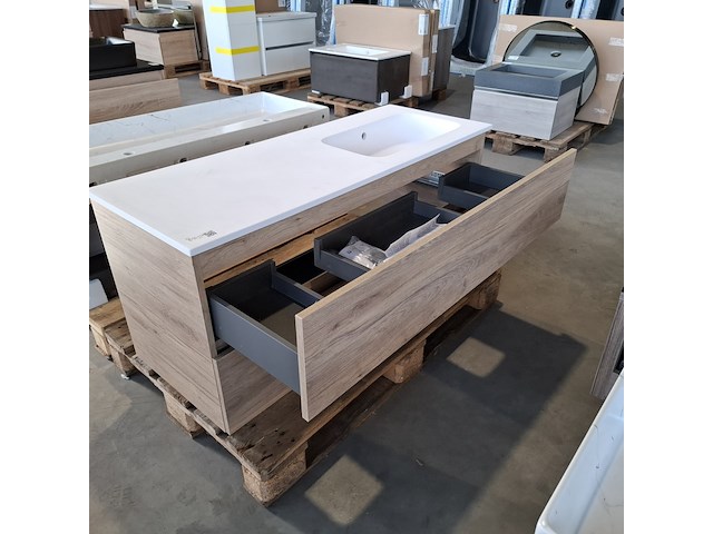 Badmeubel, hr badmeubelen, lorencio, eiken - afbeelding 10 van  11