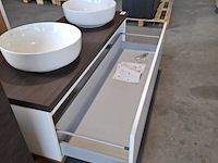 Badmeubel, hr badmeubelen, lorencio, glans wit - afbeelding 5 van  14