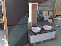 Badmeubel, hr badmeubelen, lorencio, glans wit - afbeelding 1 van  14