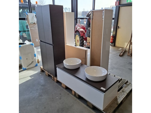 Badmeubel, hr badmeubelen, lorencio, glans wit - afbeelding 7 van  14