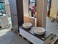 Badmeubel, hr badmeubelen, lorencio, glans wit - afbeelding 7 van  14