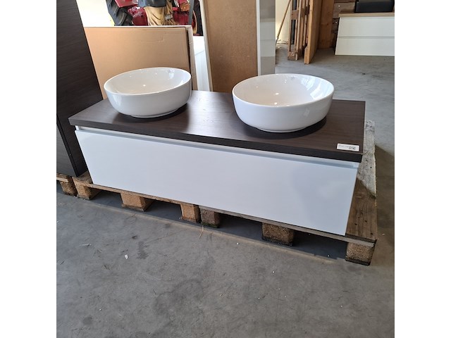 Badmeubel, hr badmeubelen, lorencio, glans wit - afbeelding 8 van  14