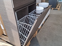 Badmeubel, hr badmeubelen, lorencio, glans wit - afbeelding 13 van  14