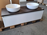 Badmeubel, hr badmeubelen, lorencio, glans wit - afbeelding 14 van  14