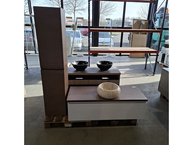 Badmeubel, hr badmeubelen, lorencio, glans wit - afbeelding 4 van  11