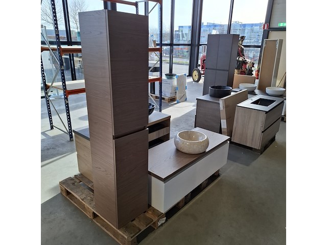 Badmeubel, hr badmeubelen, lorencio, glans wit - afbeelding 5 van  11