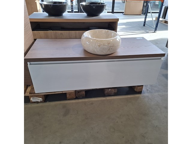 Badmeubel, hr badmeubelen, lorencio, glans wit - afbeelding 9 van  11